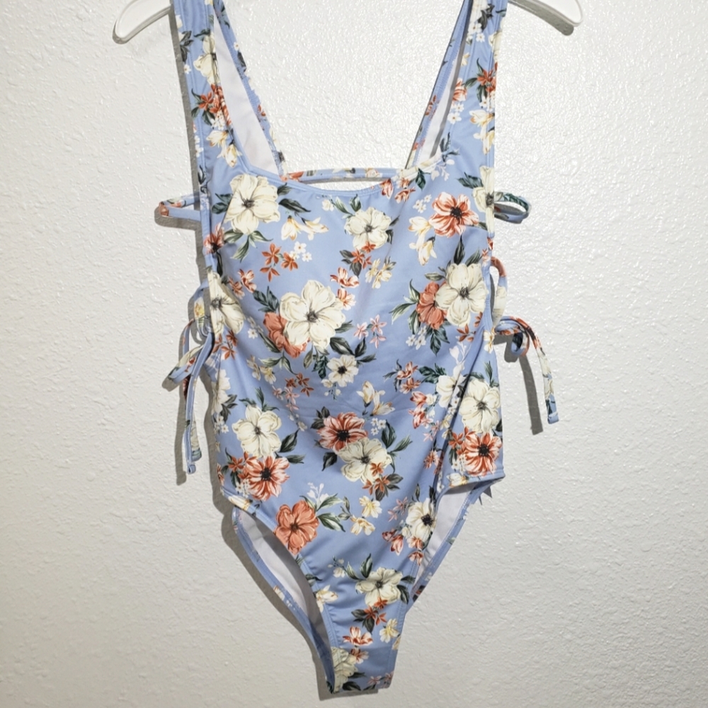 Hurley swim one piece floral swimsuit
